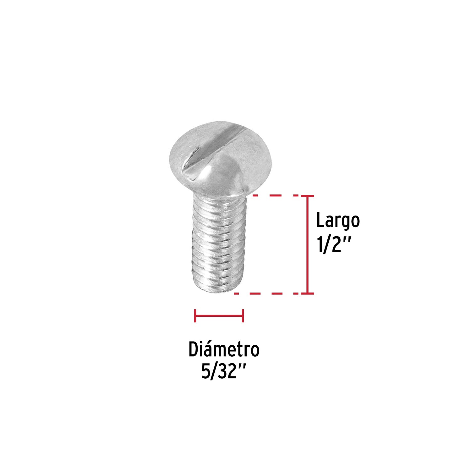 Tornillo tipo estufa 5/32 x 1/244606 Fiero Pieza