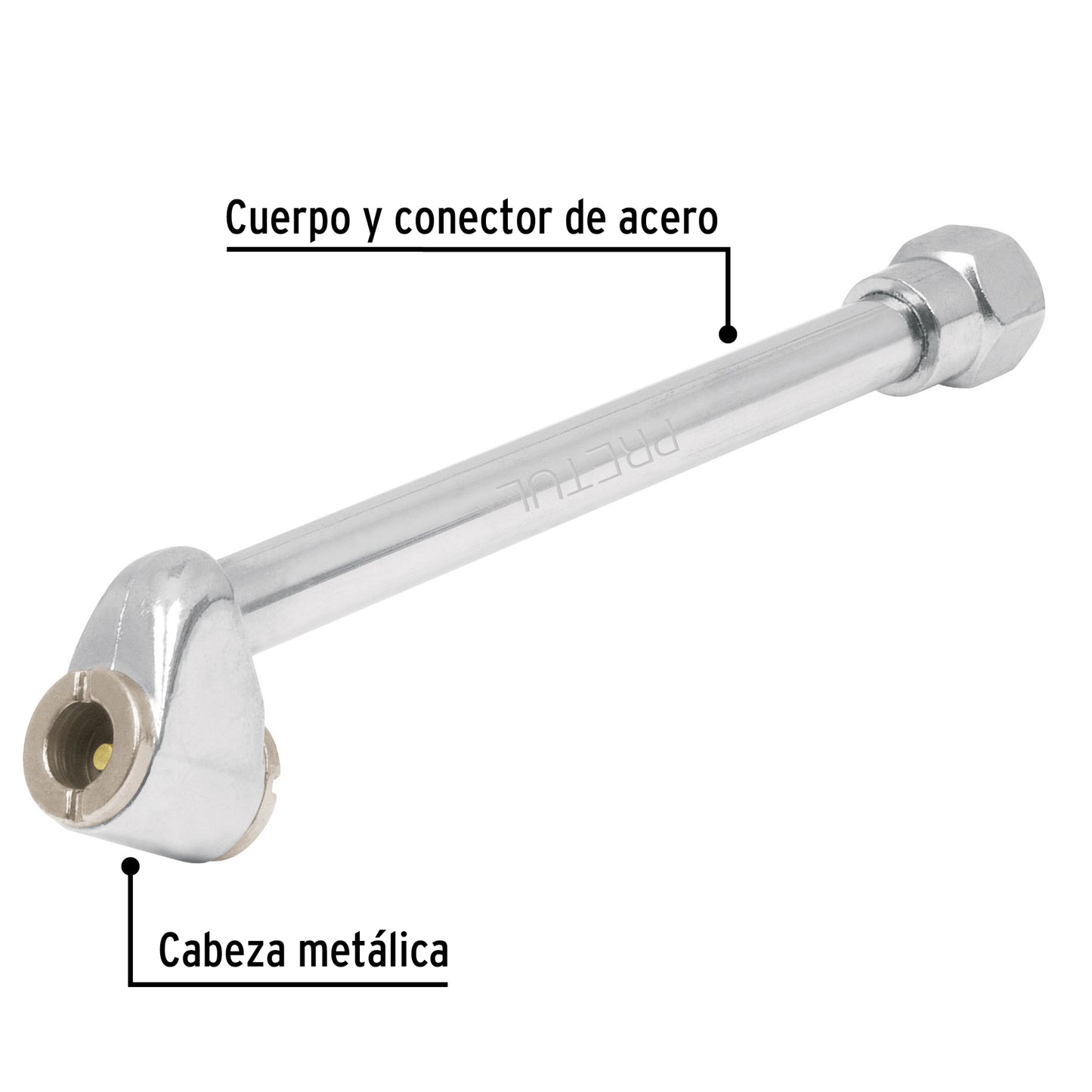 Valvula inflador cuerda 1/4 pretul21694 Pieza
