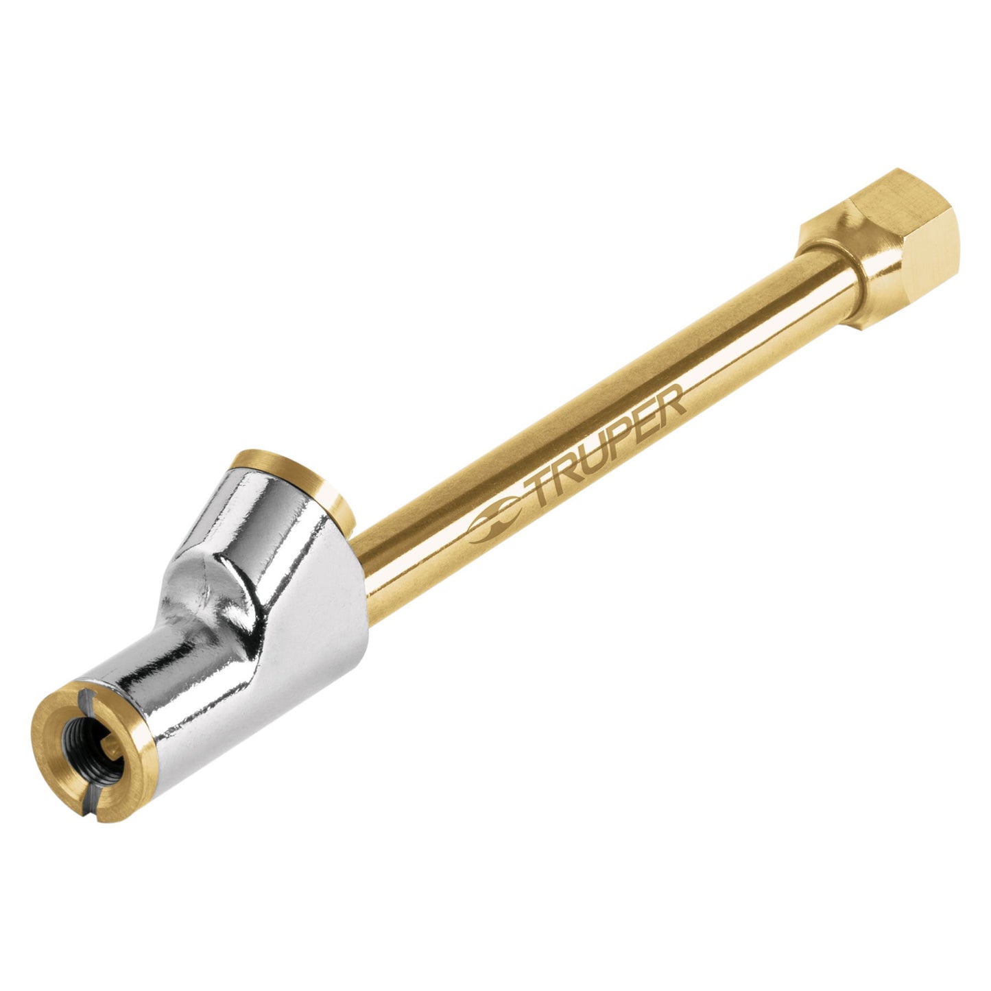 Valvula inflador cabeza doble cuerda 1/4 npt Pieza