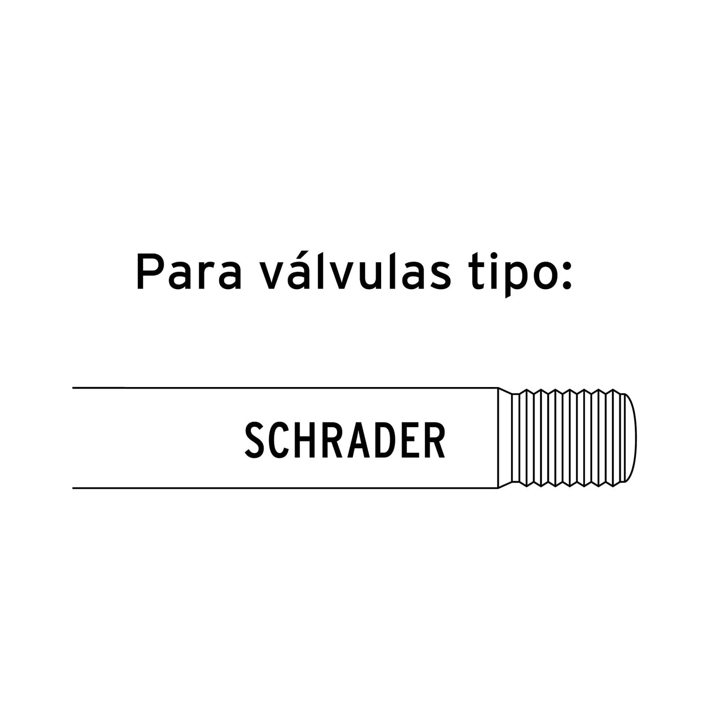 Valvula inflador cabeza doble cuerda 1/4 npt Pieza