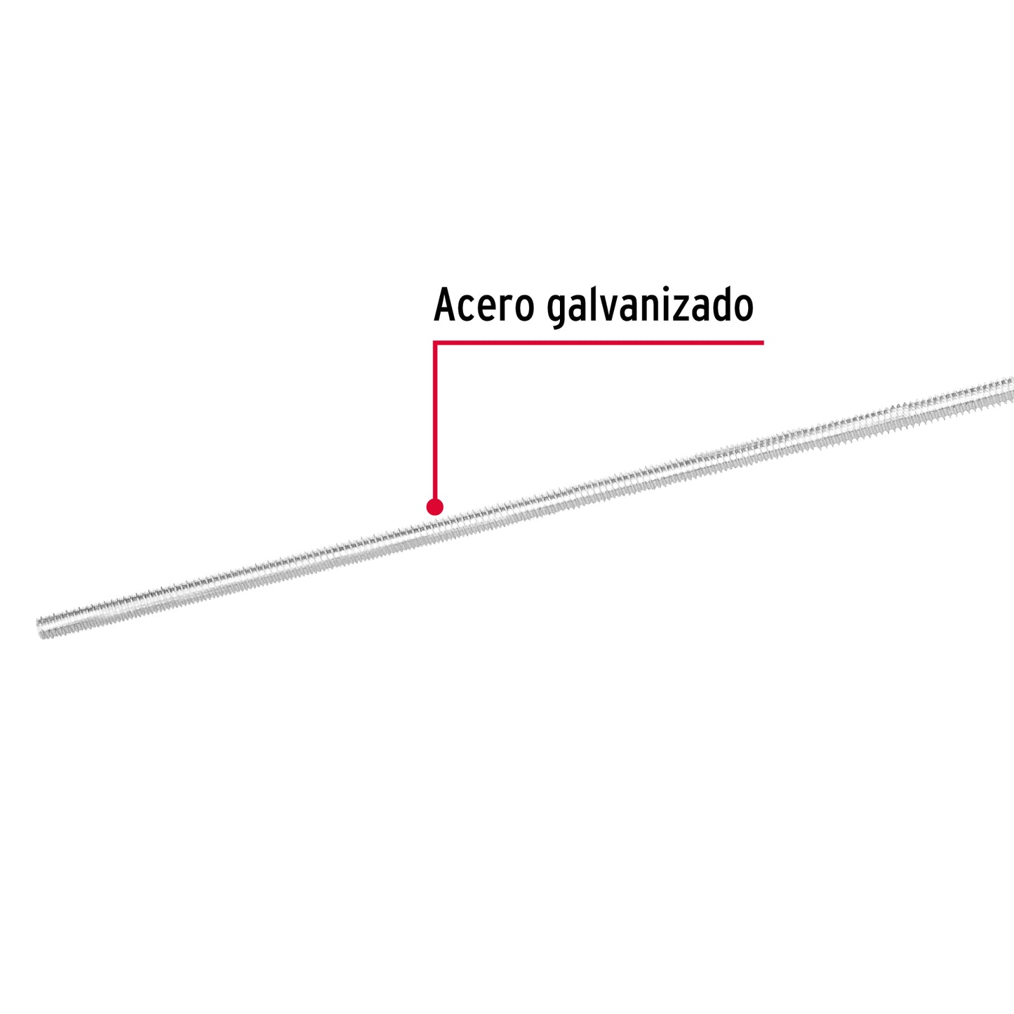 Varilla roscada 3/16 x 1m 42410 Fiero Pieza