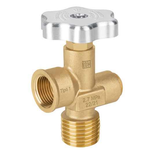 Valvula para cilindros de gas LP hasta 45 kg 47651 Foset Pieza