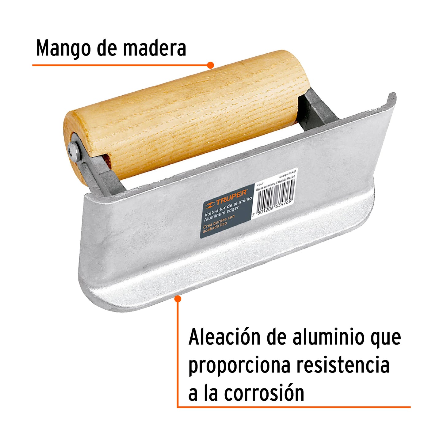 Volteador 11 x 5p aluminio 15421 truper Pieza