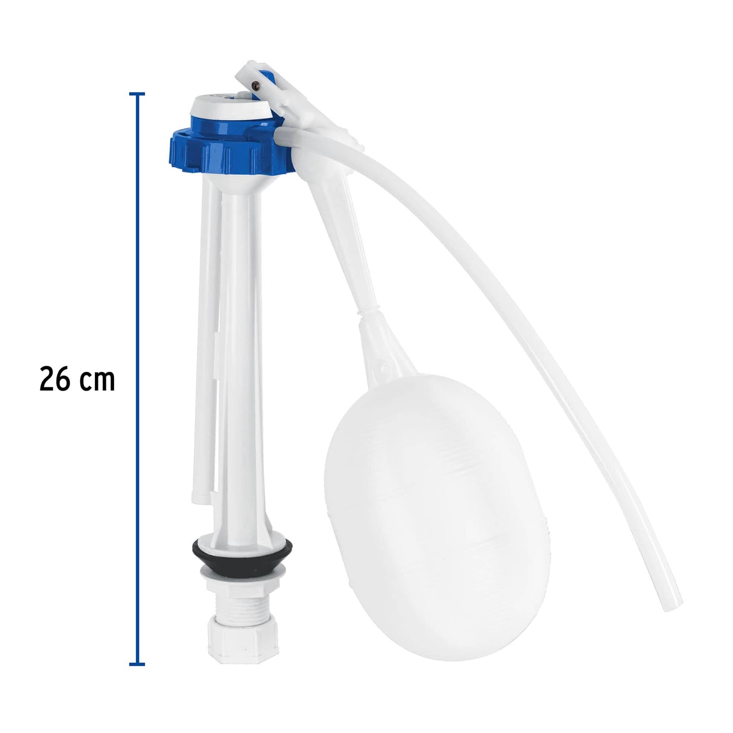 Valvula de llenado de plastico con flotador para tanque bajo 49344 Foset Pieza