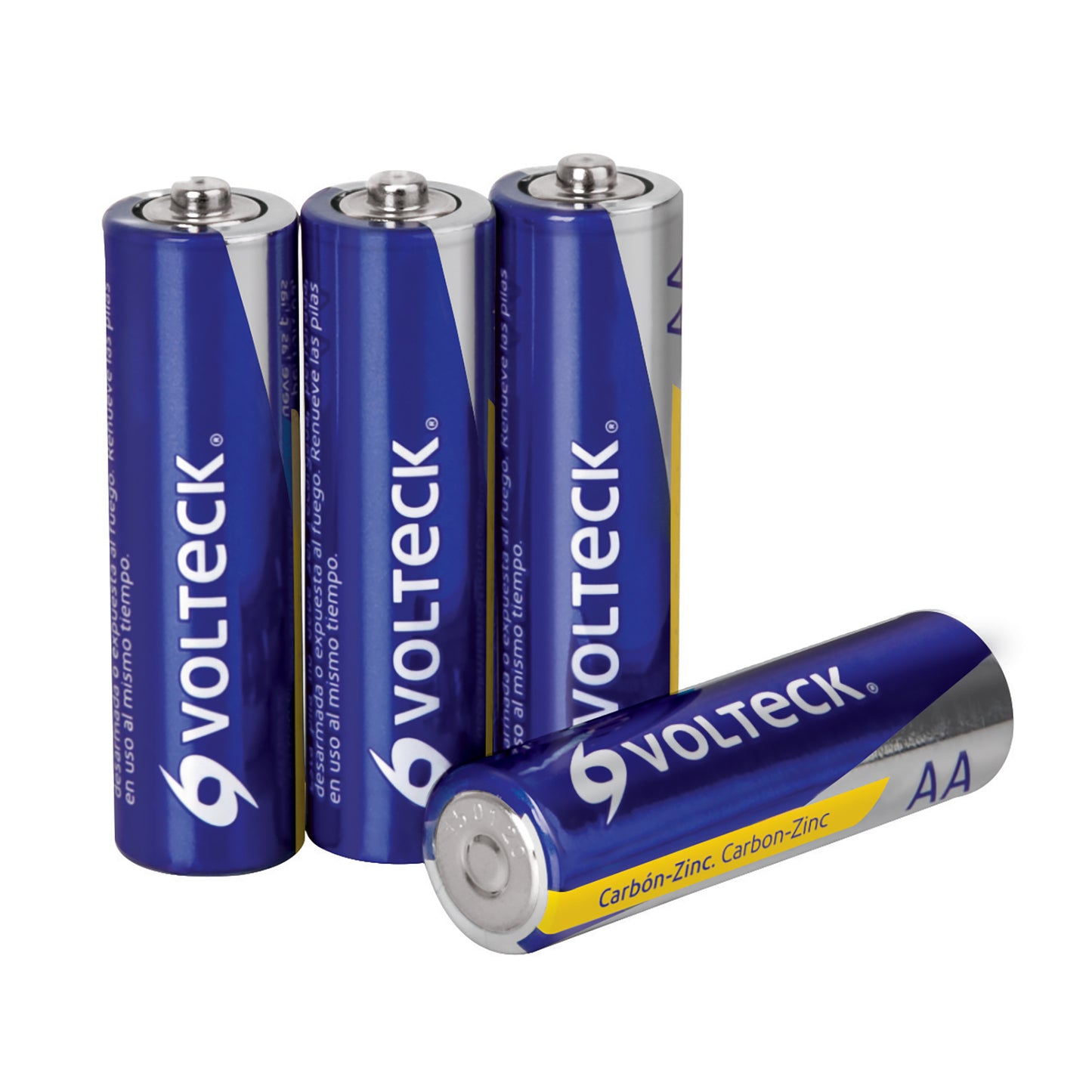 Pila zinc carbon tamano AA blister con 4 pzas volteck 46309 Volteck Paquete