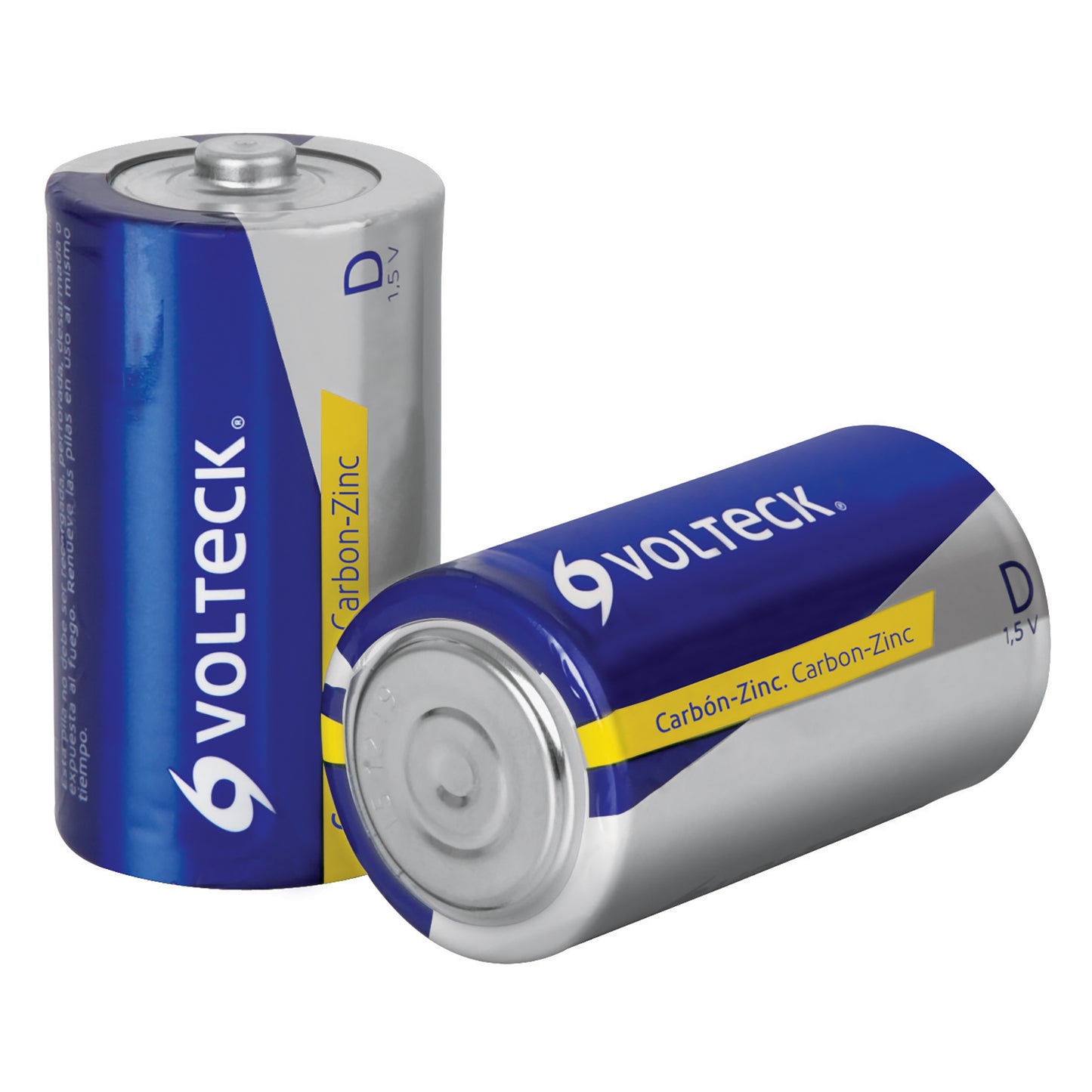Pila zinc carbon tamano D blister con 2 pzas volteck 46311 Volteck Paquete