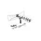 Antena tv giratoria armada control remoto - cra-5000 6050 - mitzu Pieza