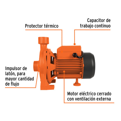 Bomba centrifuga para agua modelo europeo 1/2 HP Expert 10072 Pieza