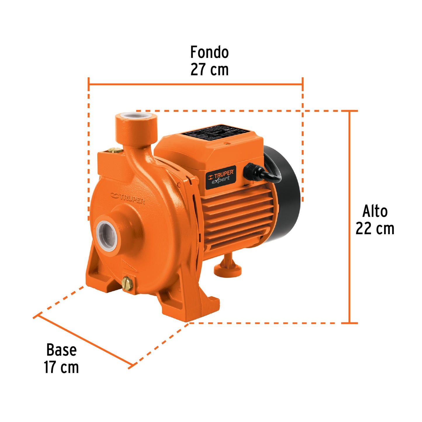 Bomba centrifuga para agua modelo europeo 1/4 HP Expert 10071 Pieza