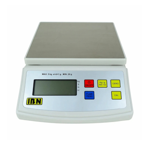 Bascula electronica de 1 gr a 5 kg gramera - b-5 - ibn Pieza