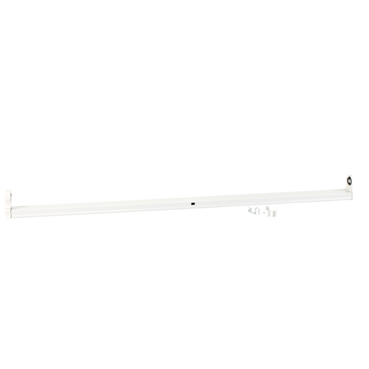 Base para tubo led t8 120 cm conexion ambos lados - base-001 - kley Pieza