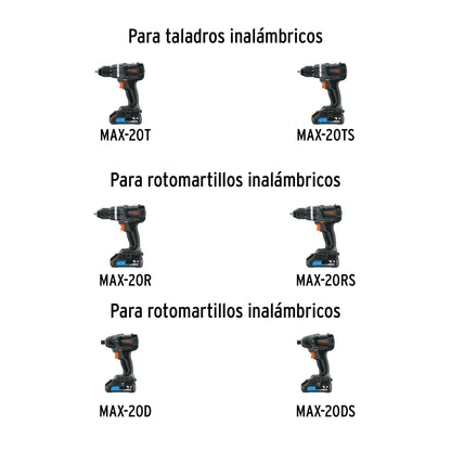 Bateria ion litio 20 v max-ba2 101409 truper Pieza