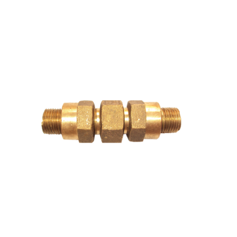 Conector de bronce para poliducto doble 1/2 1012 generico Pieza