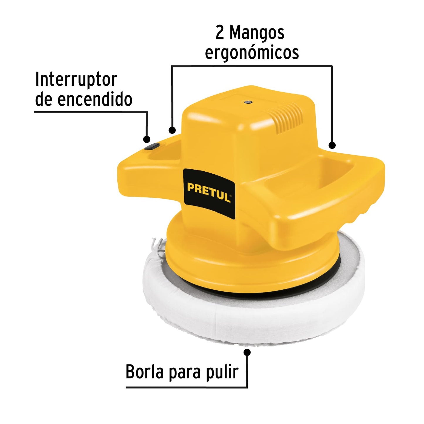 Pulidora 10p 110 W Pretul 26400 Pieza