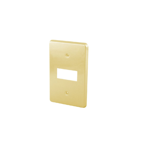 Placa oro metalica 1 ventanas - 1406/pla-001 - solaris Pieza