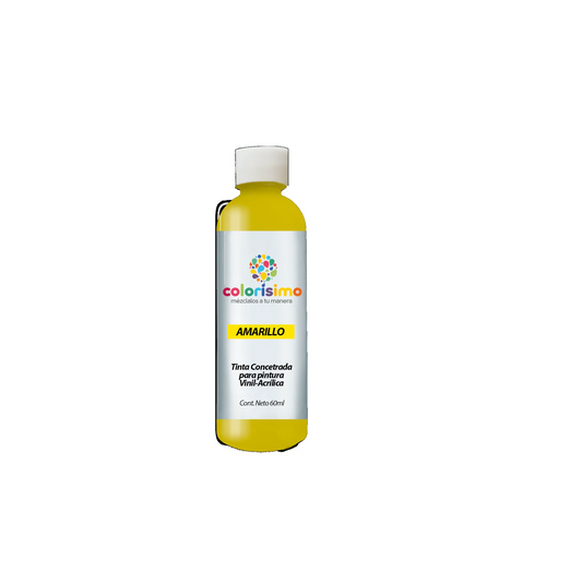 Tinta colorisimo 60 ml amarillo - 10108-0002 - aglos Pieza