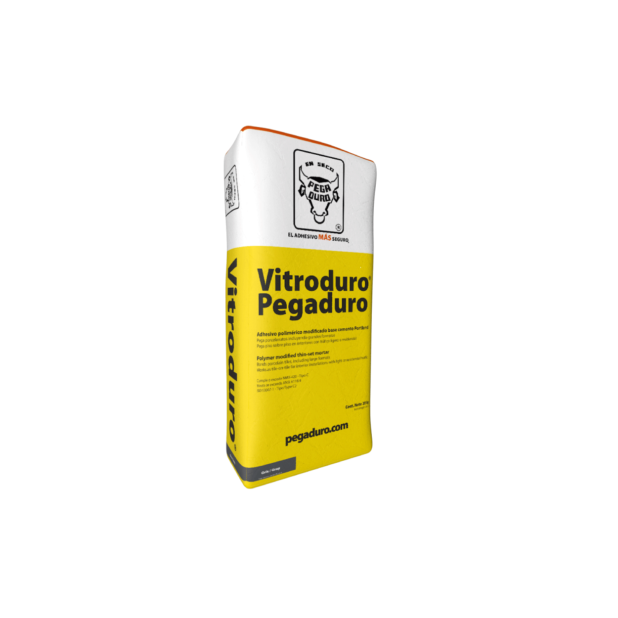 Vitroduro porcelanico gris 20kg  vitroduro gris  pegaduro Saco