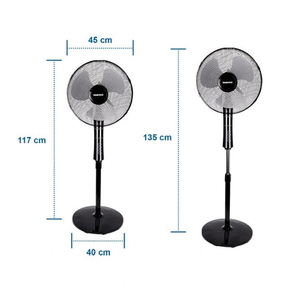 Ventilador de pedestal 16”con control remoto DI-1689AXK DAEWOO