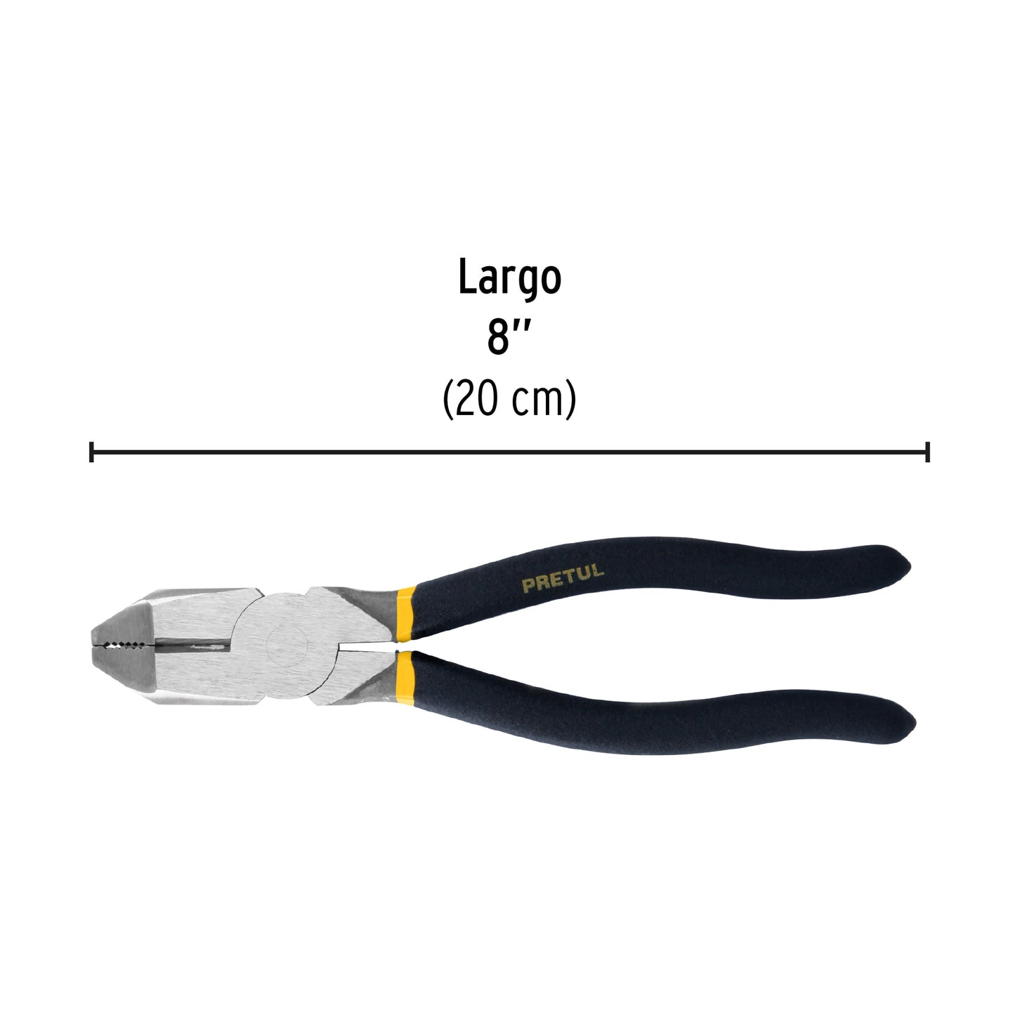 Pinza pesada de electricista 8 p 22606 pretul Pieza