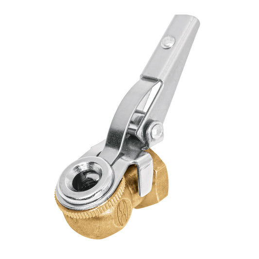 Inflador de laton con clip hmebra cuerda 1/4 npt 19026 truper Pieza