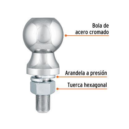 Bola para remolque 2p 44440 fiero Pieza