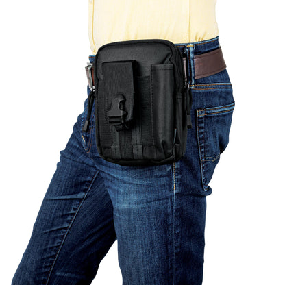 Bolso tactico negro para cinturon 67021 Truper Pieza
