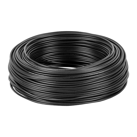 Cable THHW LS 14 AWG color negro rollo 100 m 46053 Volteck Metro