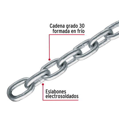 Cadena galvanizada de 3/8 44273 Fiero Metro