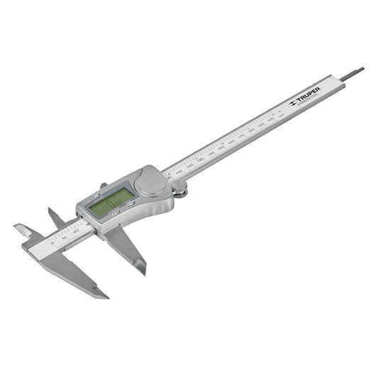 Pie de rey vernier digital 6p acero inox std y mm 14388 Truper Pieza