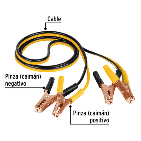 Cables pasa corriente 2.5 m calibre 10 awg pretul pretul Pieza