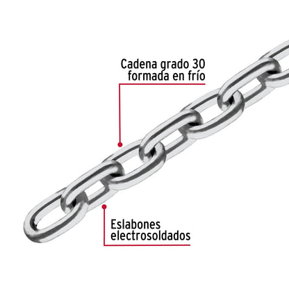 Cadena pulida de 1/4 44262 fiero Metro