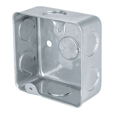 Caja galvanizada cuadrada 3x3 13 mm -45008/crstd-13-05 - Truper Pieza