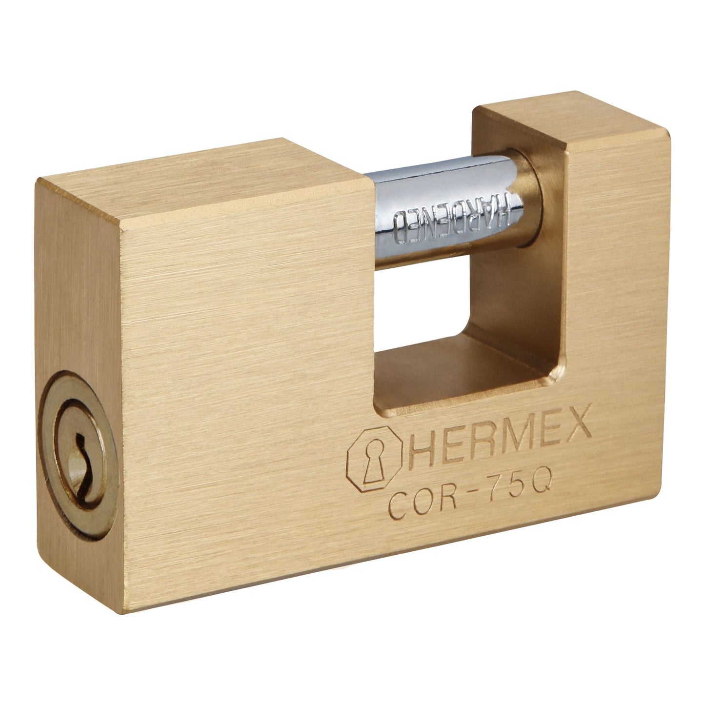 Candado antipalanca 75mm cuerpo de laton llave puntos 43354 Hermex Pieza
