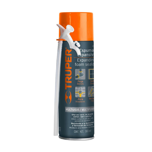 Espuma poliuretano expansiva 300 ml 10919 truper Pieza
