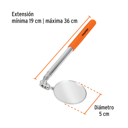Espejo telescapico de inspeccion 14544 truper Pieza