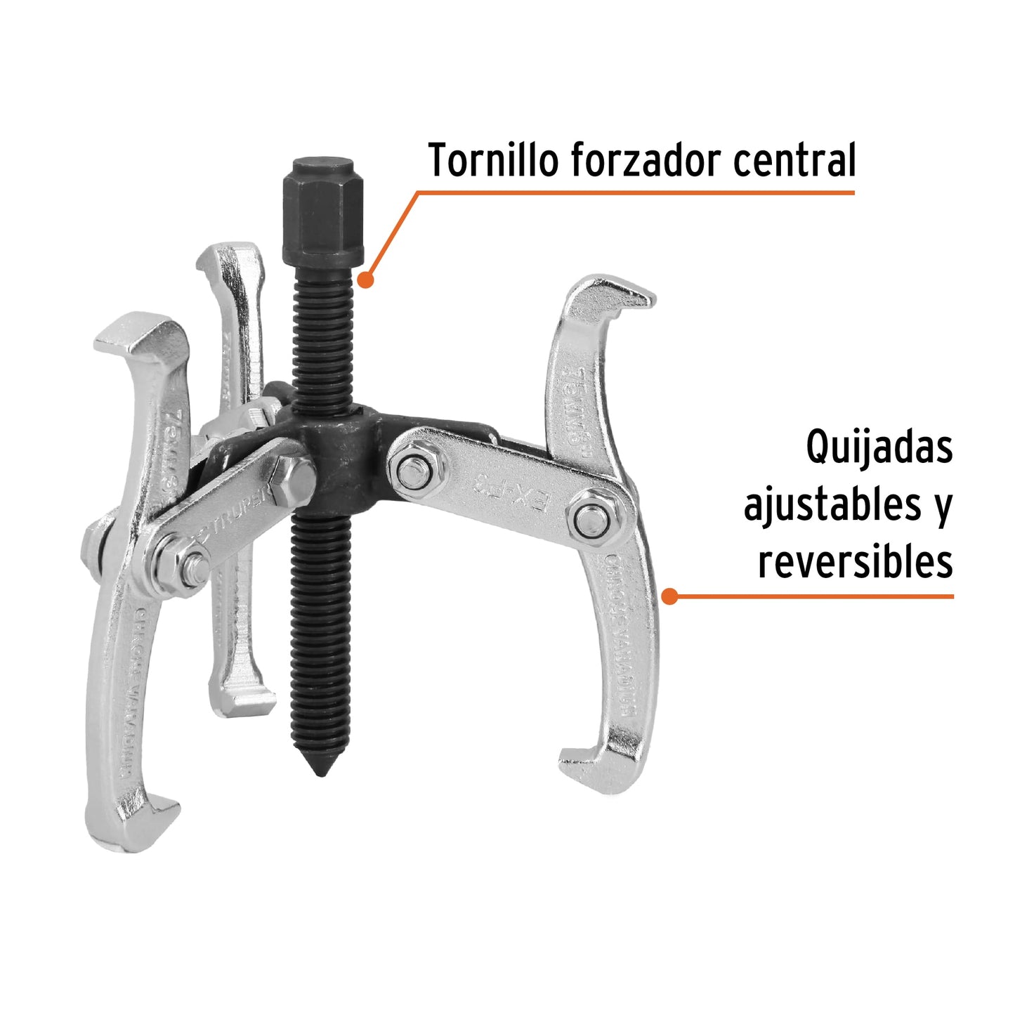 Extractor de poleas 3 quijadas 3 14500 Truper Pieza