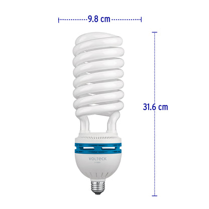 Foco 105 w espiral alta potencia t5 en caja volteck47101 Pieza