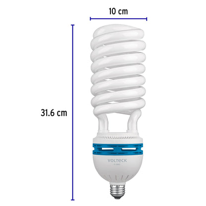 Foco 105 w espiral alta potencia t5 en caja volteck47101 Pieza
