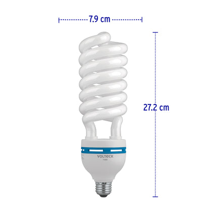 Foco 65 w espiral alta potencia t5 en caja volteck 48217 Pieza