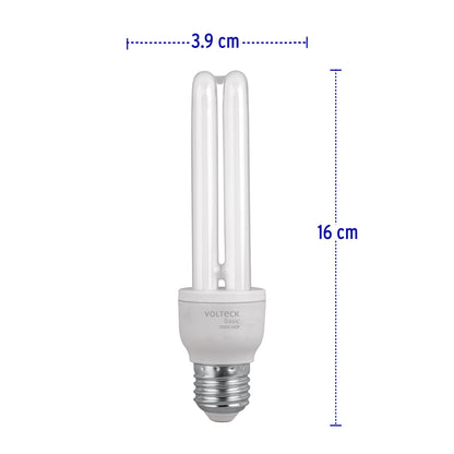 Foco 13w dobles luz de dia en caja 201000 volteck Pieza