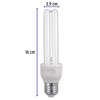Foco 13w dobles luz de dia en caja 201000 volteck Pieza