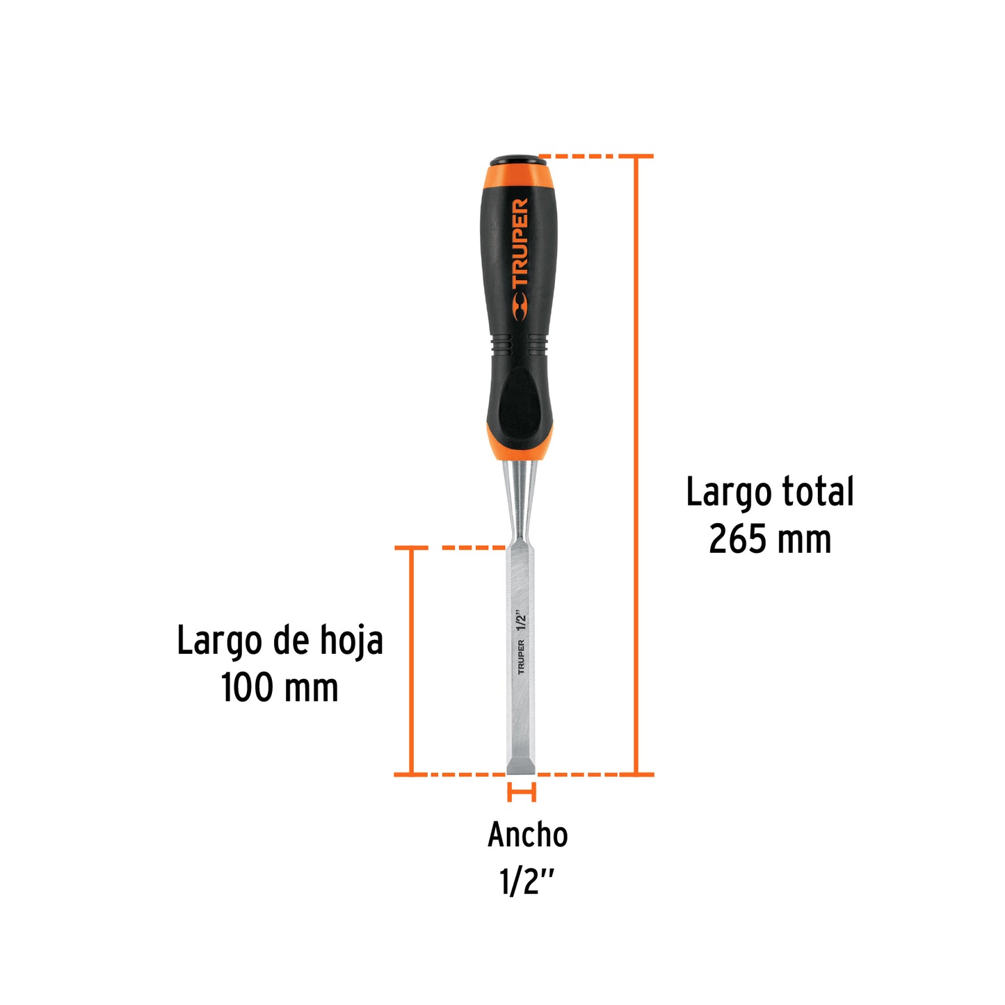 Formon mango comfort grip 1/2p Pieza