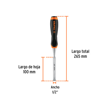 Formon mango comfort grip 1/2p Pieza