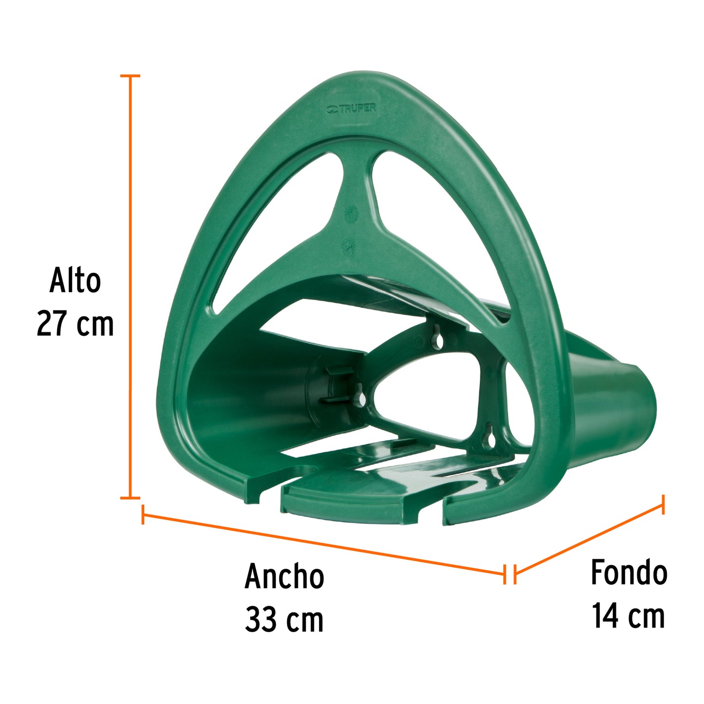 Portamanguera de plastico verde 10638 truper Pieza