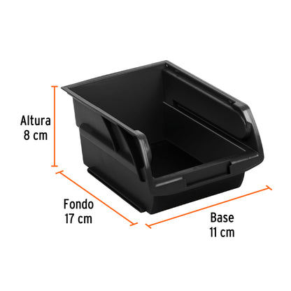 Gaveta apilable plastico 10.5 x 10.5 x 7.5 cm 10889 truper Pieza