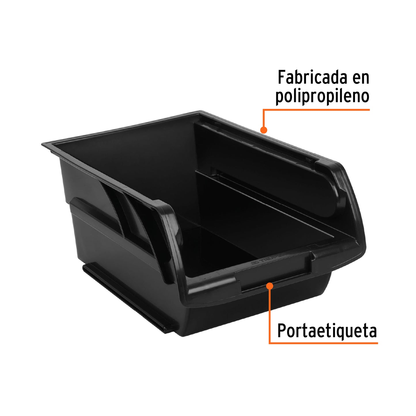 Gaveta apilable plastico 34 x 21 x 15 cm 10891 truper Pieza
