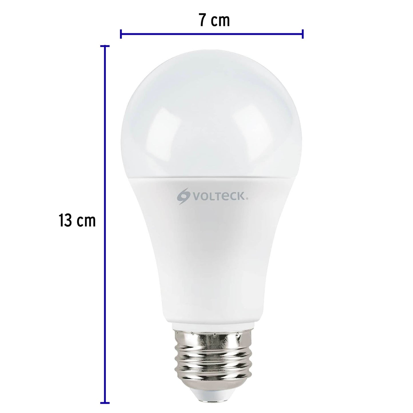 Foco de LED bulbo A19 14 W luz de dia 4 pzas caja 48128 Volteck Pieza