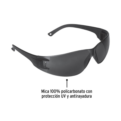 Lentes de seguridad mica gris 20402 pretul lite Pieza