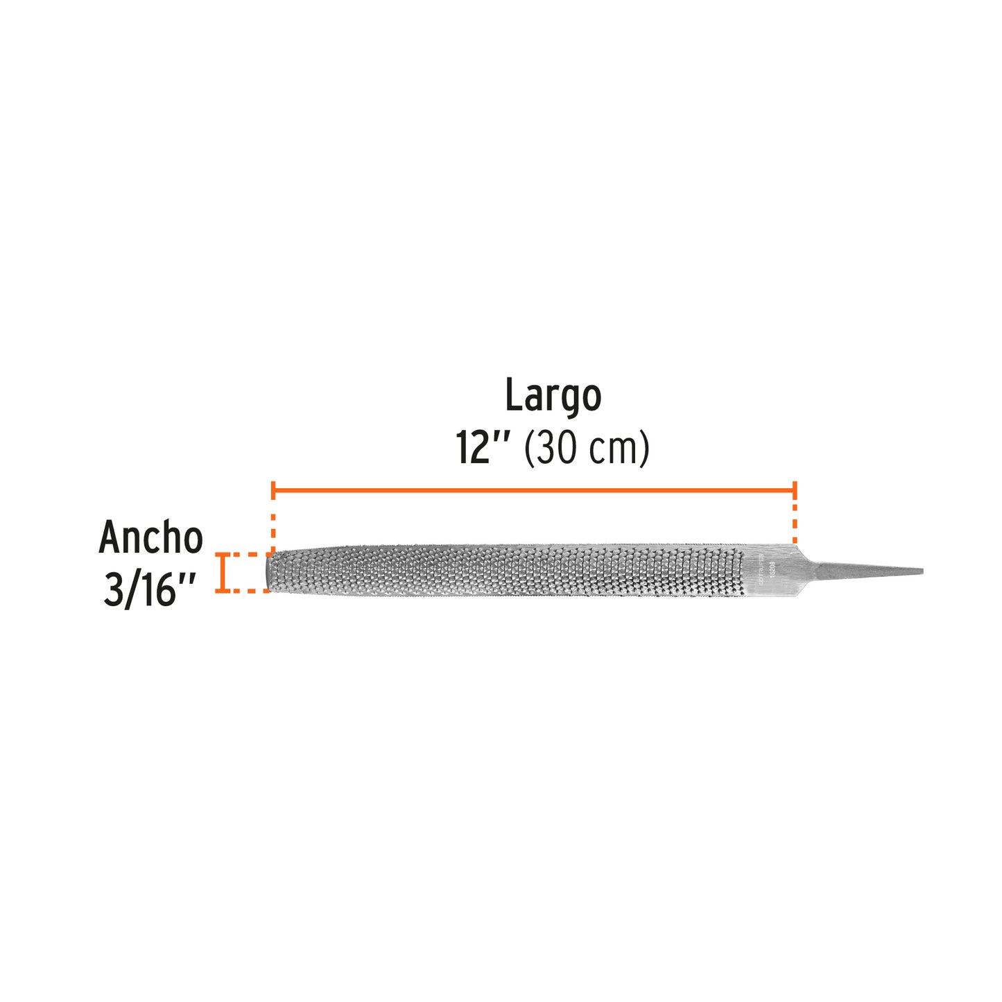 Lima escofina 12p 15209  truper Pieza