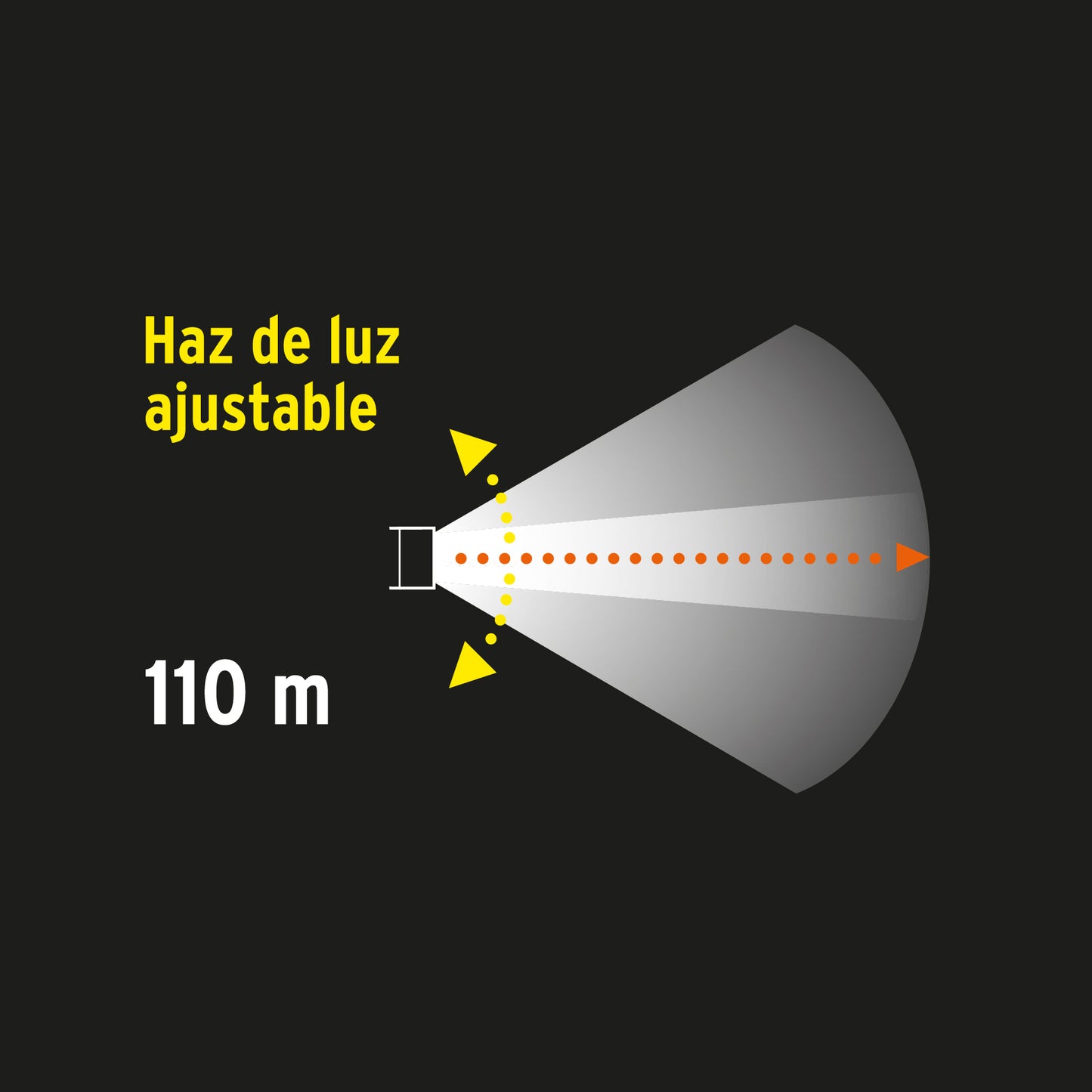 Linterna de aluminio de pilas 235 lm LED Cree 18800 Truper Pieza